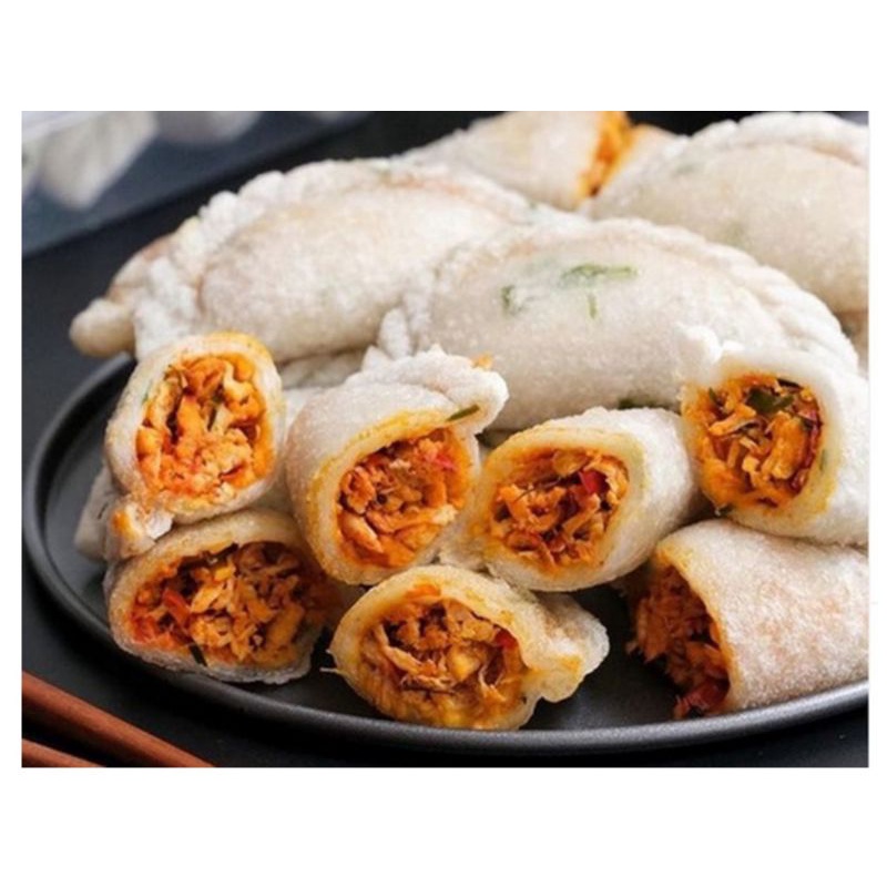 

Cireng ciihuuy isi ayam suwir pedass