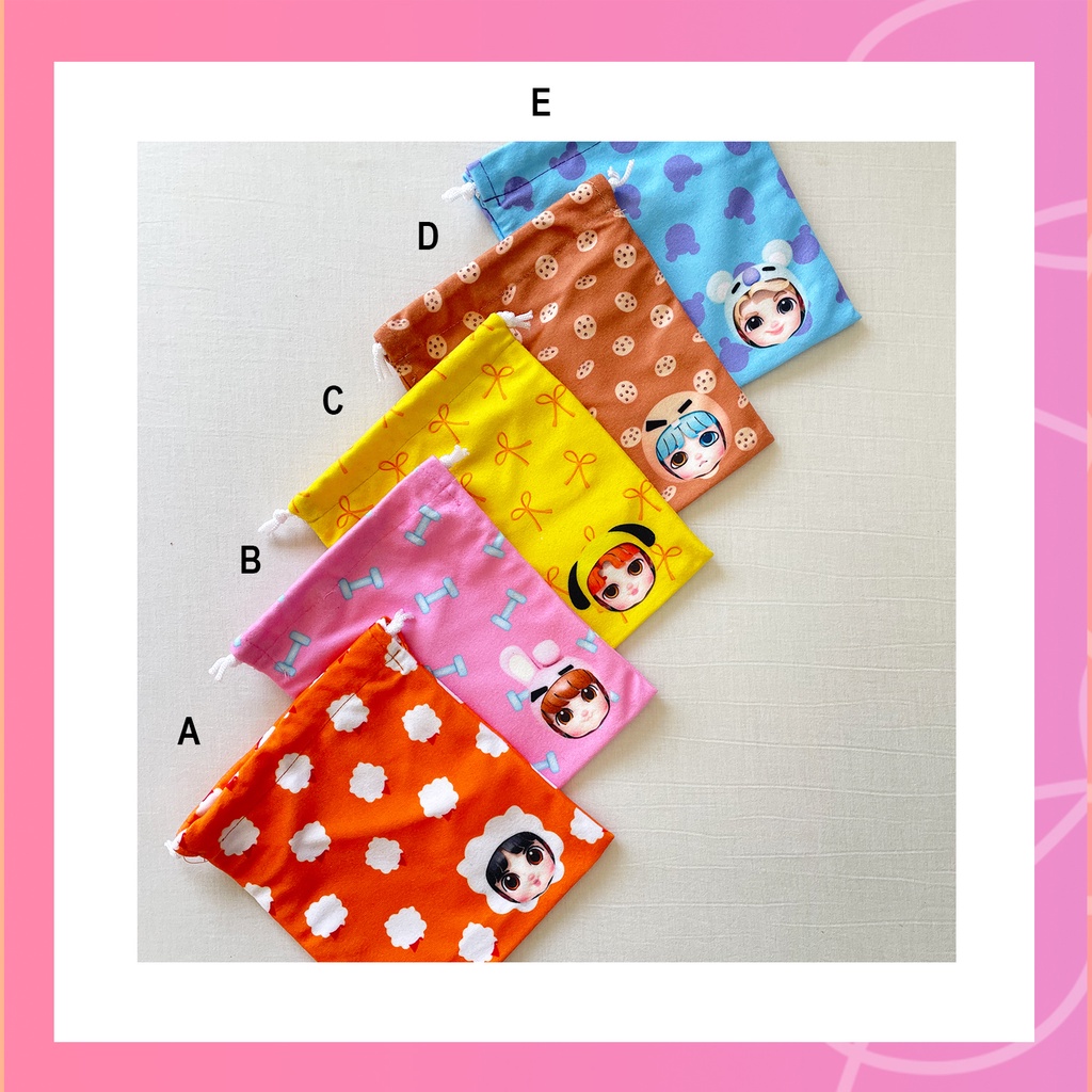 

Pouch lucu BTS x BT21