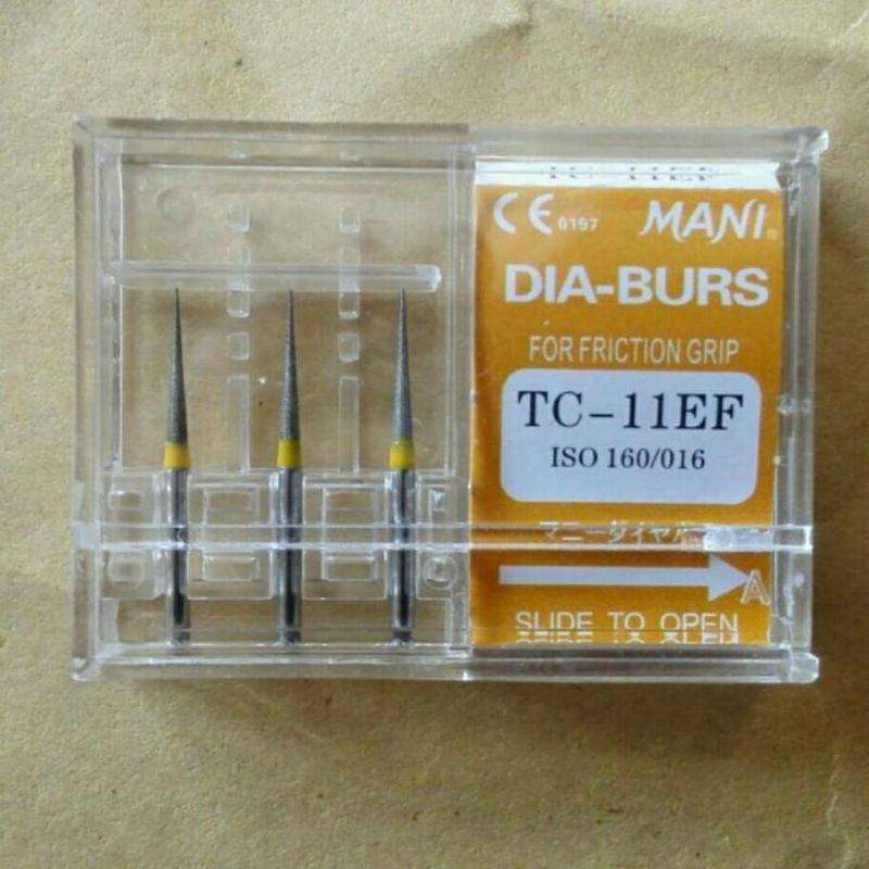 Jual Dental Bur Mani TC11EF taper conical end Shopee Indonesia