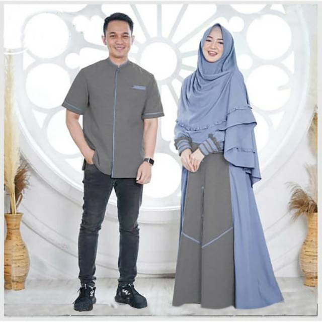 Couple BAJU PASANGAN MUSLIM TERBARU COUPLE NIZAR