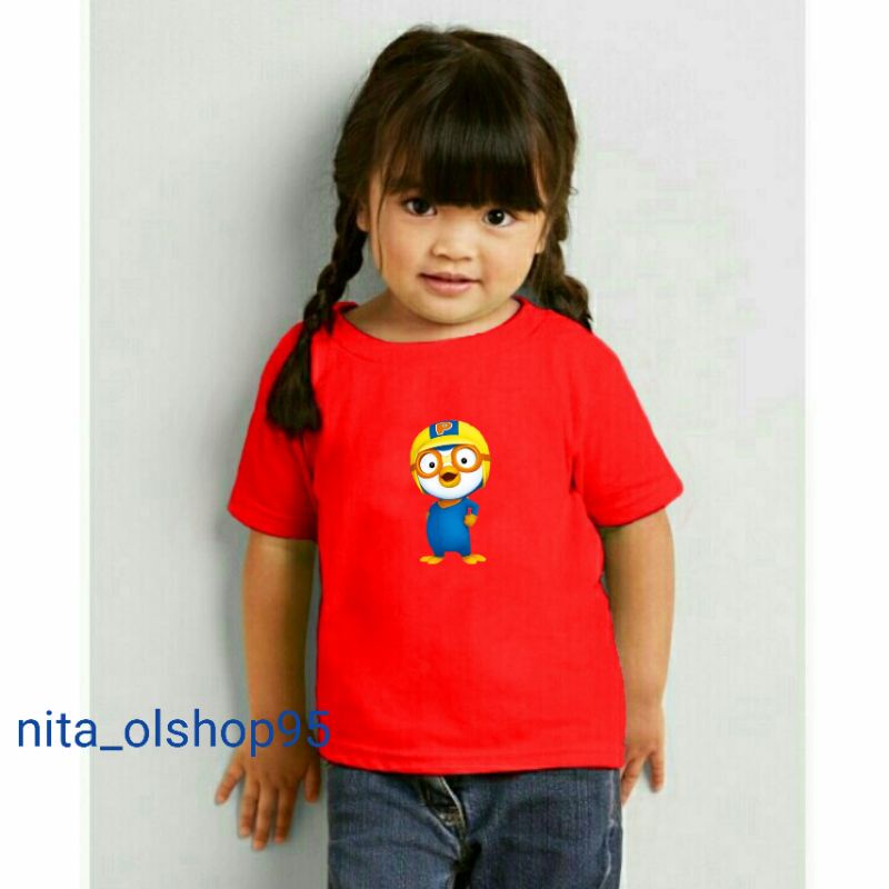 baju anak karakter, baju anak pororo