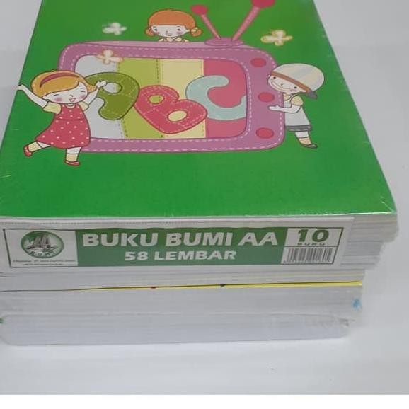 

Buku Tulis AA Kwarto 58 Lembar / 1 Pak isi 10 Buku