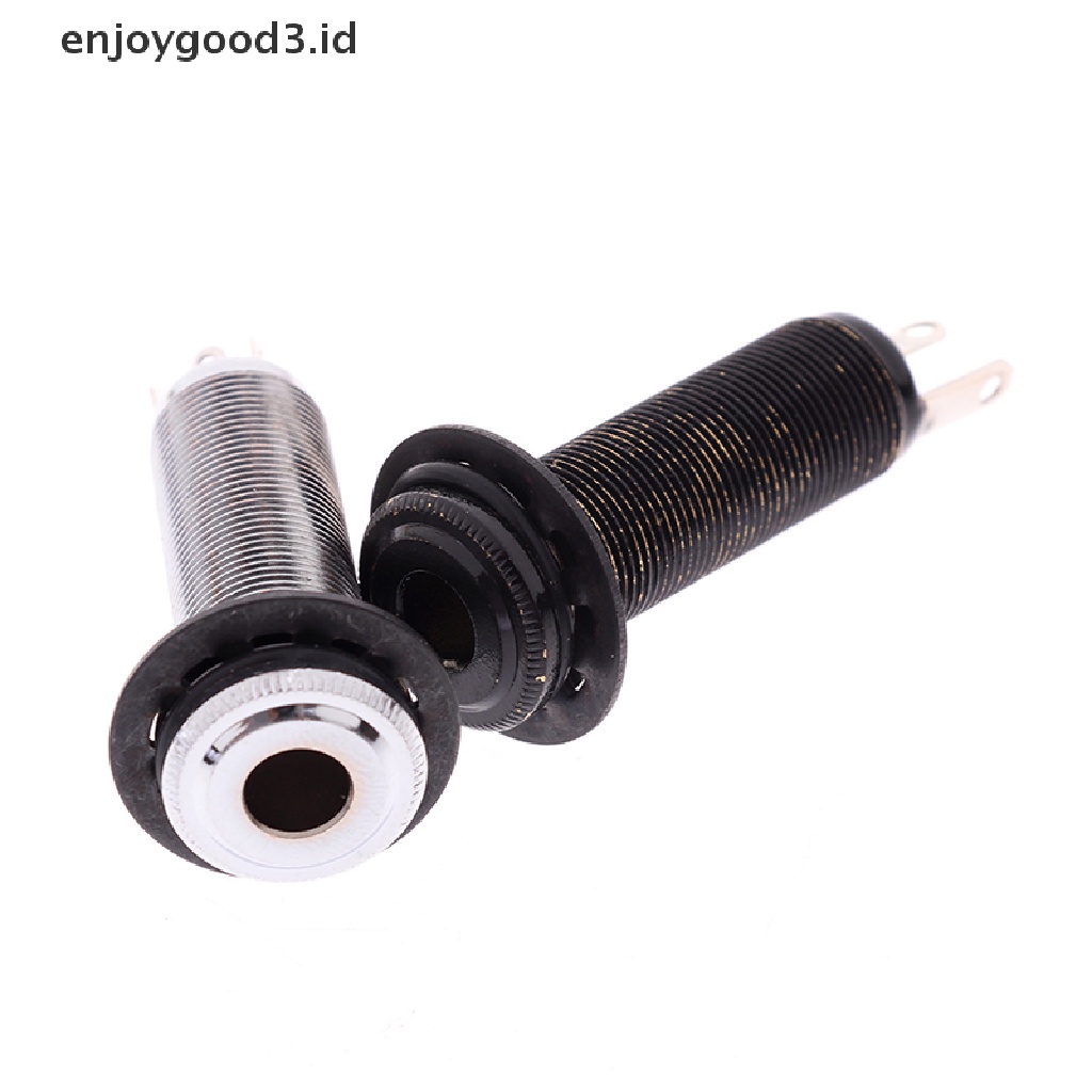 (Id) Soket Jack Input / Output Mono Untuk Gitar Elektrik / Bass (Dd)