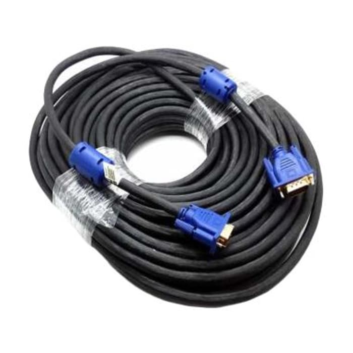 Kabel VGA Gold   - 3+6 - High Quality for Projector 15 Meter  - 669794