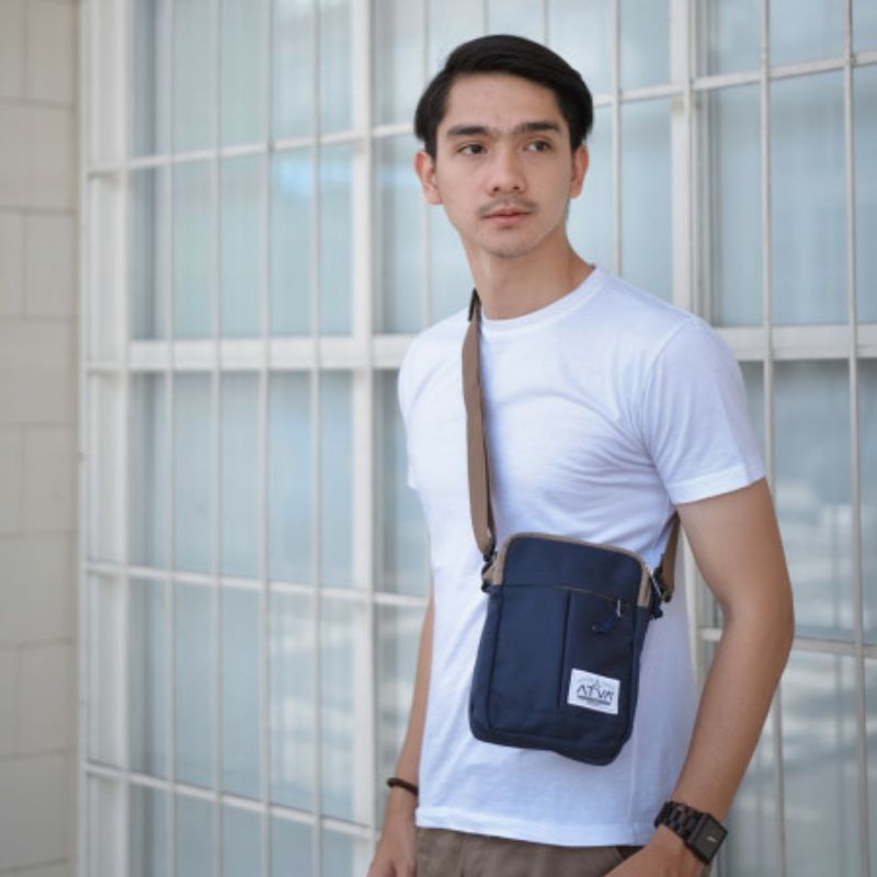 Tas Murah Slingbag Sling Bag Tas Selempang Slempang Pria Laki laki Murah Keren Berkualitas Merk ATVA