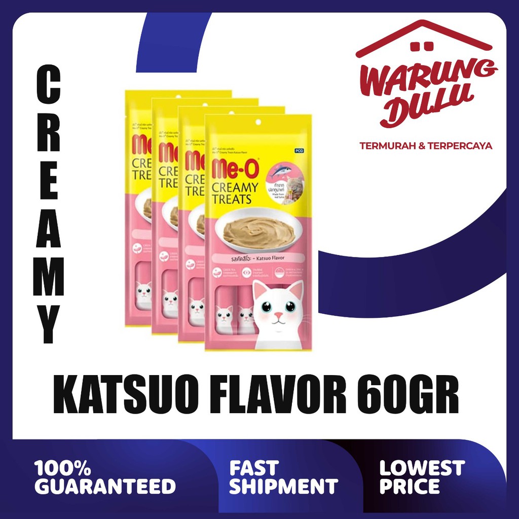 MEO CREAMY TREATS KATSUO FLAVOR 60GR