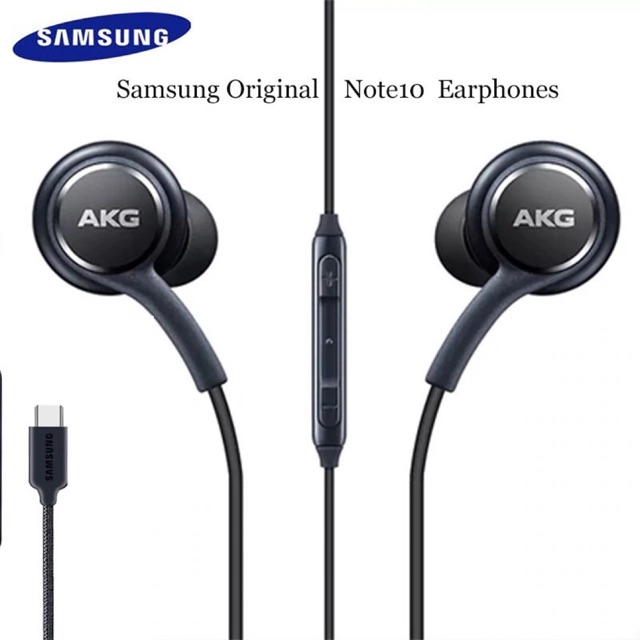 HEADSET EARPHONE SAMSUNG AKG ORIGINAL NOTE 10+ TYPE C