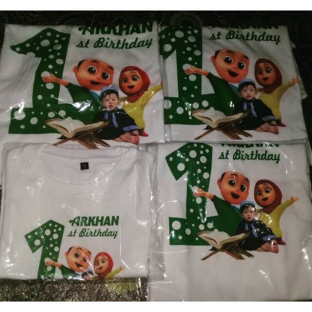 Kaos Couple Nusa dan Rara | Kaos Couple Ultah | Kaos Ultah Family