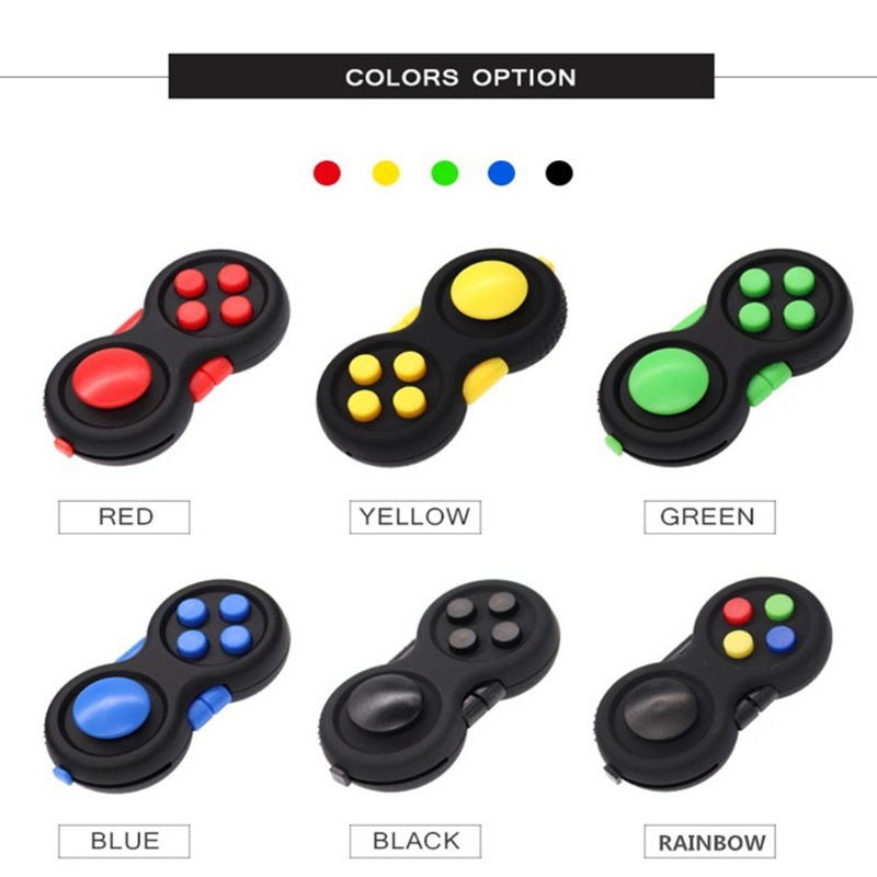 Mary Controller Pad Game Untuk Fokus Mainan Mainan Pereda Stres Bahan Plastik ABS Halus