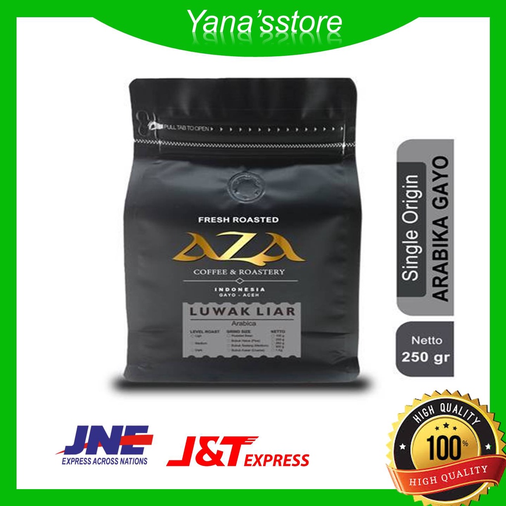 

Aza Coffee - Kopi Gayo Luwak Liar 250 gr Roasted Bean (Biji)