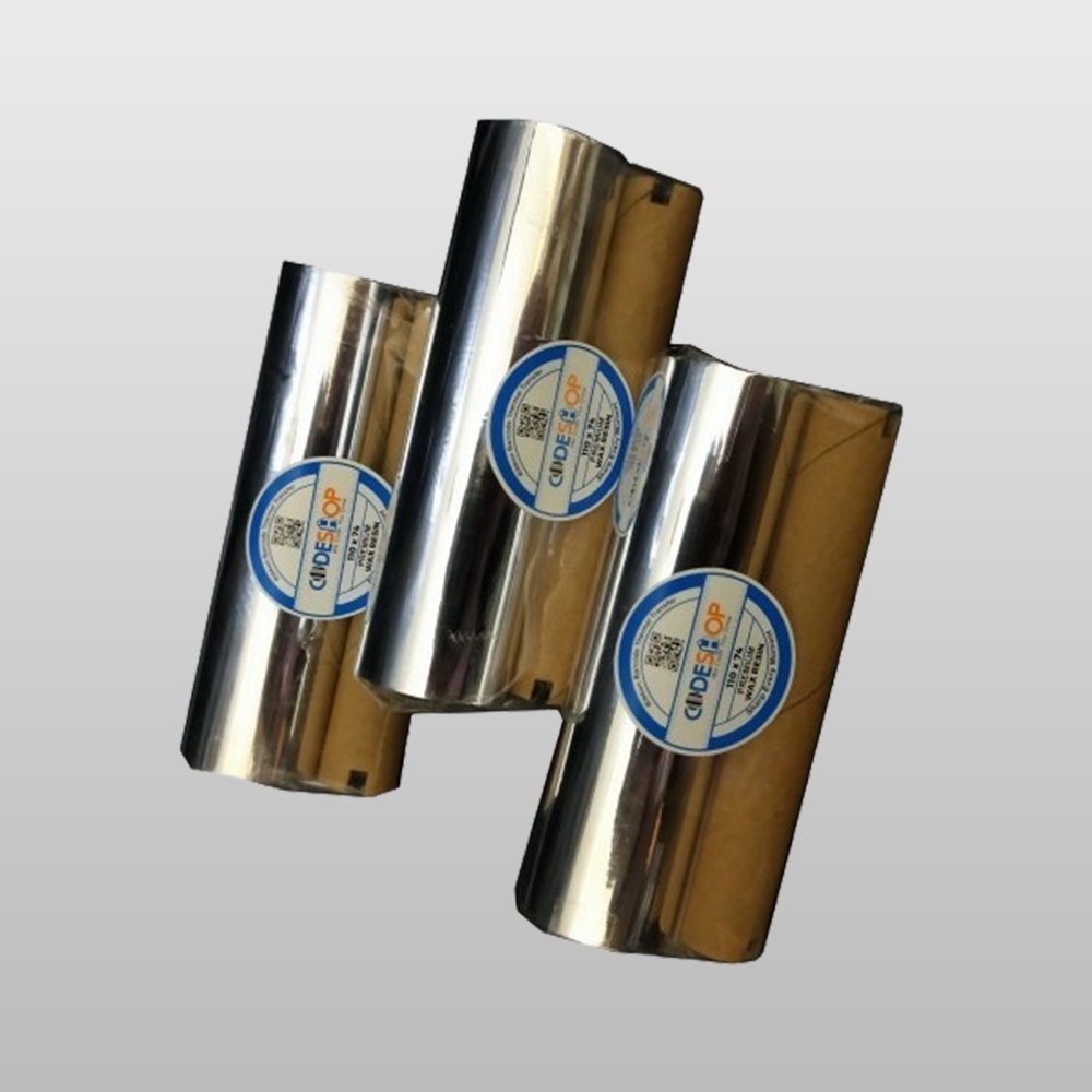 Wax Resin Ribbon Printer Barcode 110 x 74 M - 110x74 M