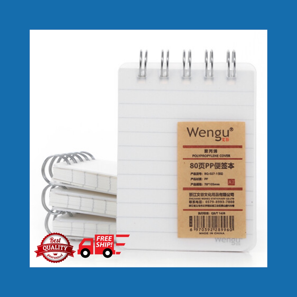 NOTE BOOK SPIRAL MINI BQ-027 WENGU