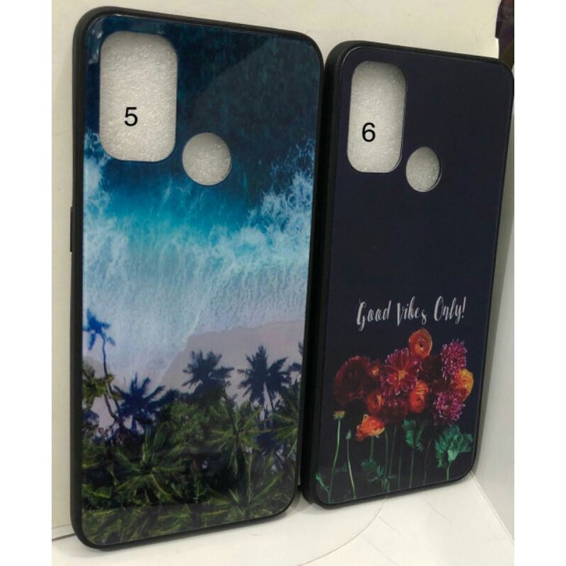 OPPO A53 A33 2020 BACK CASE GLASS VIBES CASING SOFTCASE