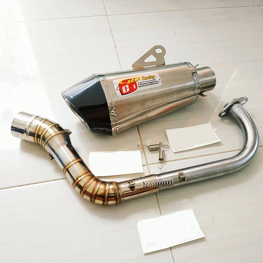 Knalpot Racing CLD C1 Beat - Mio J - Mio Gt - Mio M3- Vario Stainless
