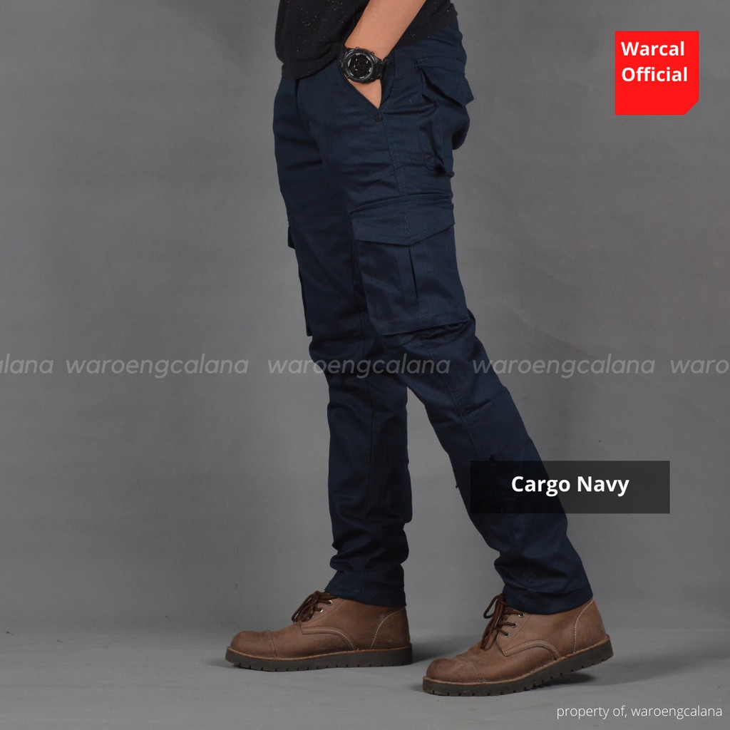 Malmo Celana Cargo Panjang Navy