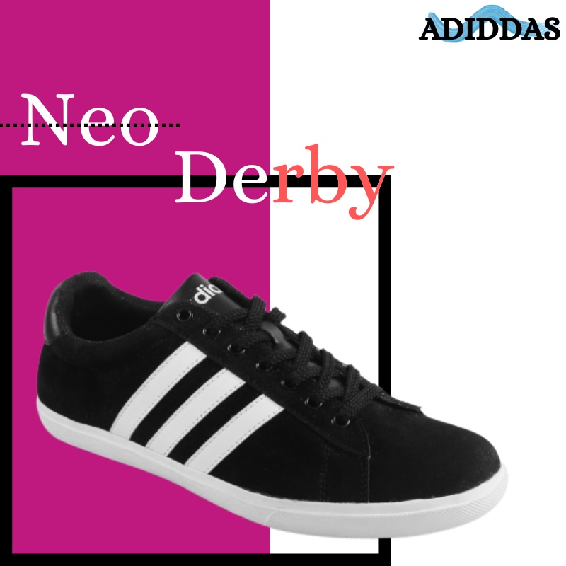 Sneakers Adidas Neo Derby Sepatu Sport Casual Pria Wanita