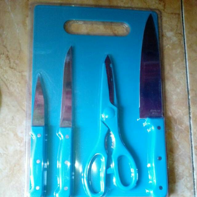 PISAU SET + TALENAN + GUNTING + PACKING FRESS