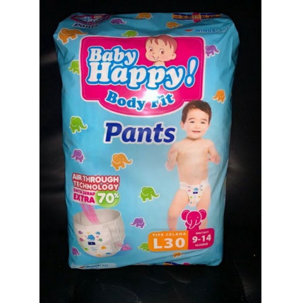 PAMPERS BABY HAPPY S40 / M34/ L30/ XL 26