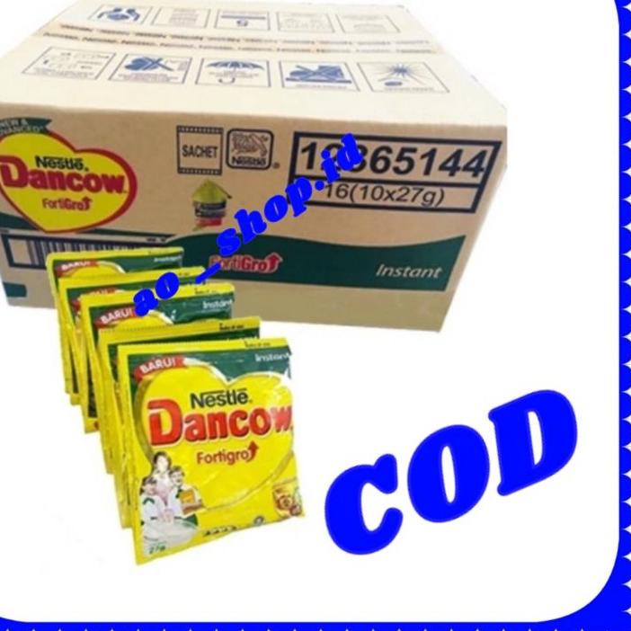 

Kirim Langsung DANCOW PUTIH/COKLAT SACHET RENCENG (isi 10)'