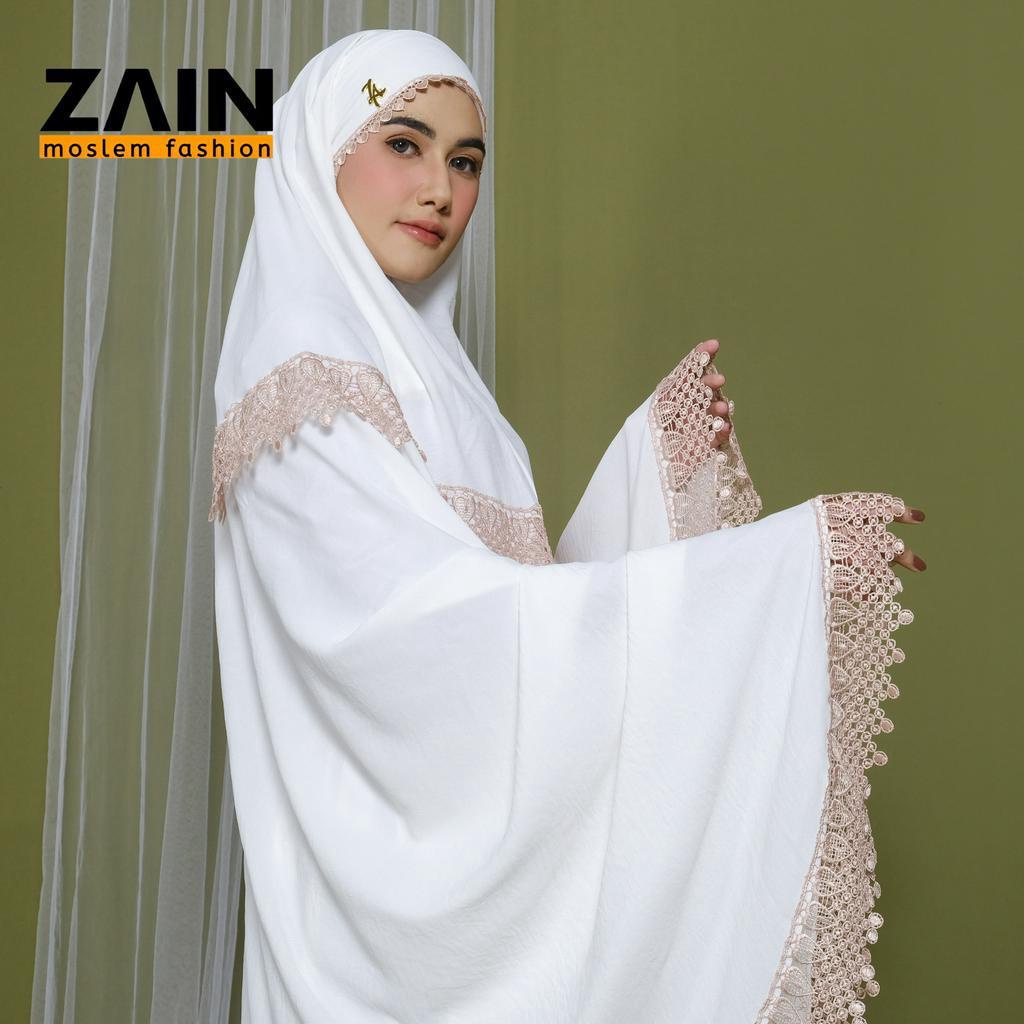 ZAIN - Mukena Dewasa Shanum 3in1 Crinkle Airplow Premium Jumbo Mewah