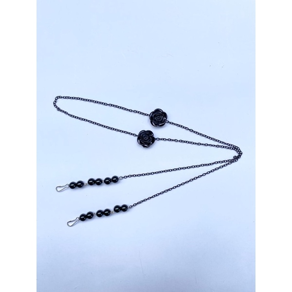 Konektor Masker Strap Mask 2in1 Mutiara Kristal-KSM 11