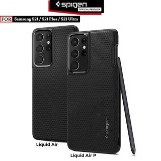 Case Samsung Galaxy S21 Ultra Plus Spigen Liquid Air Softcase Casing