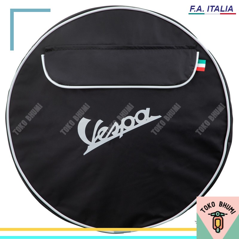 COVER BAN MOTOR VESPA 8 INCH MEREK FA ITALIA ORIGINAL 100% JAMINAN UANG KEMBALI