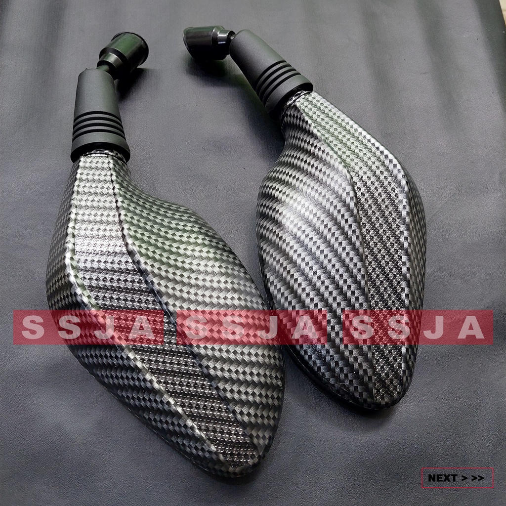 Spion click carbon/spion klik karbon universal motor honda yamaha