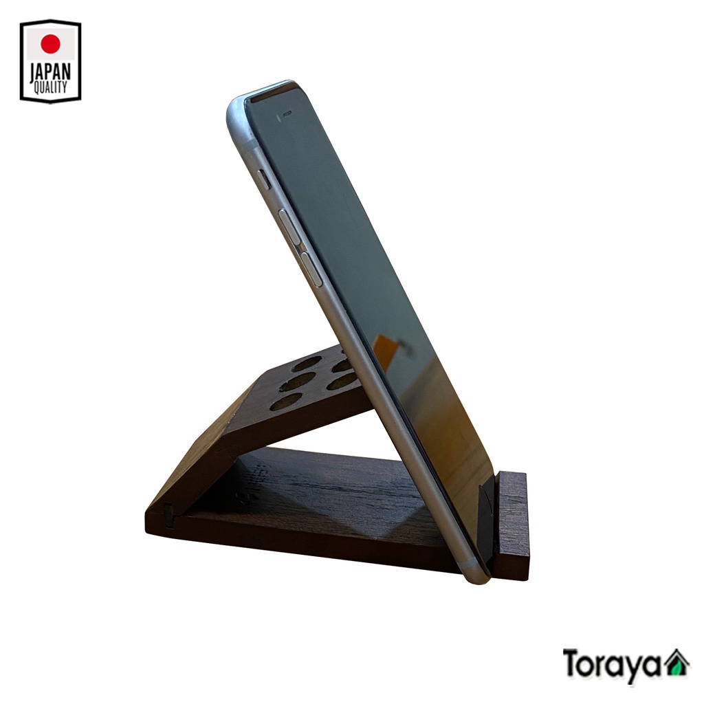 

Toraya Tempat Pensil Kayu/ Sandaran Hp/ Wooden Pen Holder/ Hp Stand Holder/ PS-125 BR