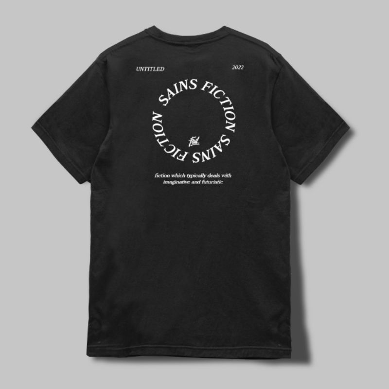 FAILOFFICIAL T-SHIRT - SAINS FICTION BLACK 123