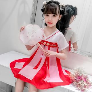 Dress Gaun gadis Cina  Baju  Anak  Perempuan  Pakaian anak  