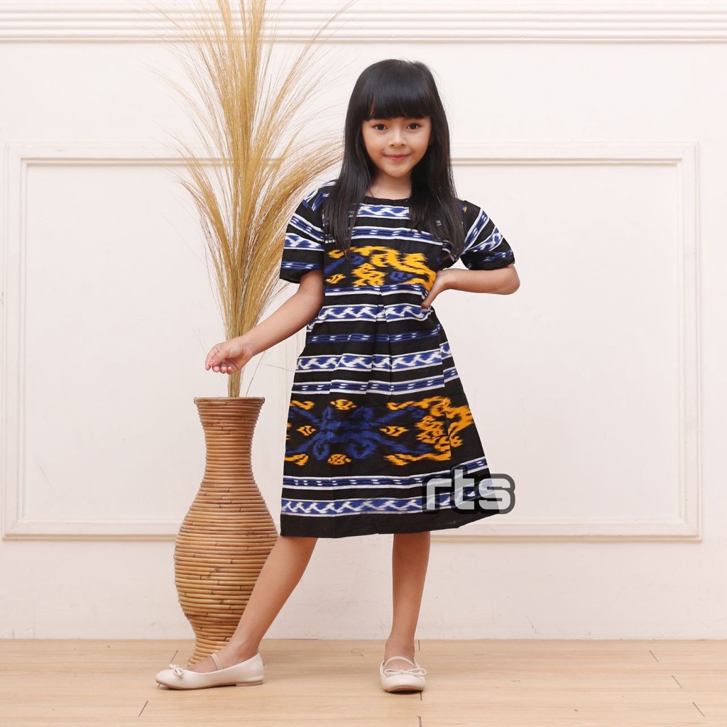 BISA DIBELI TERPISAH BATIK COUPLE FAMILY MOTIF SONGKET BIRU