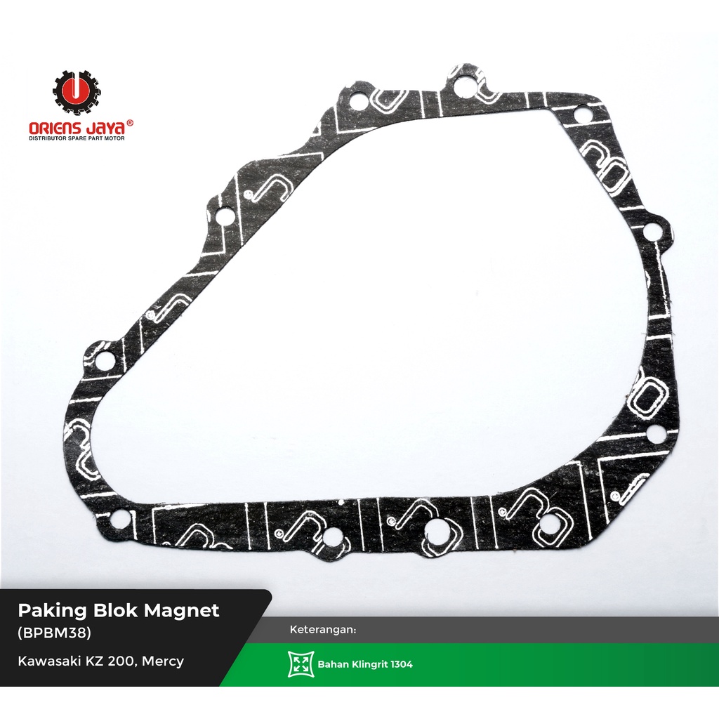 Paking Blok Magnet Kawasaki KZ 200 / MERCY (BPBM38)