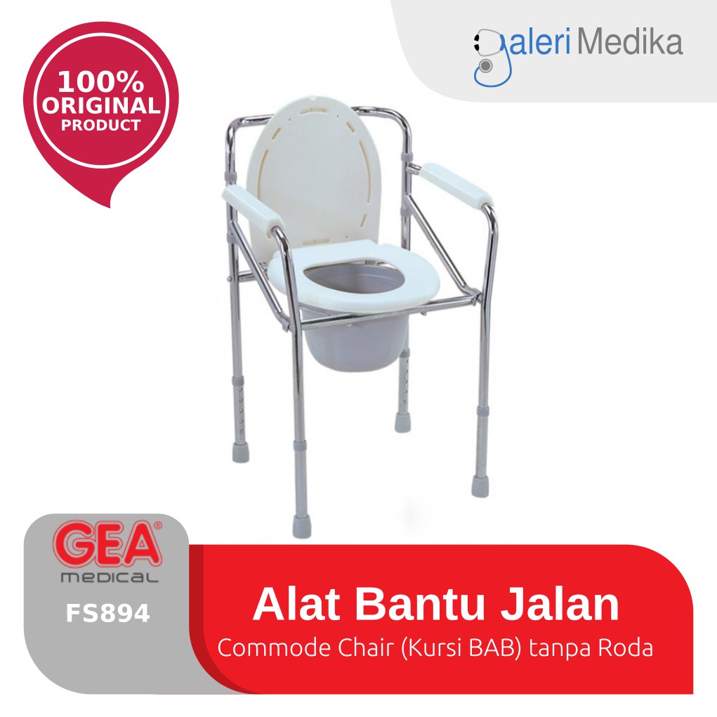 Serenity Commode Chair Tanpa Roda - FS894