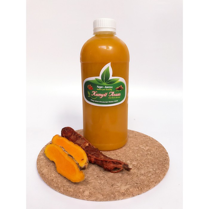 

Kunyit Asam Kunyit Asem 500 ml botol plastik Herbal Drink Jamu