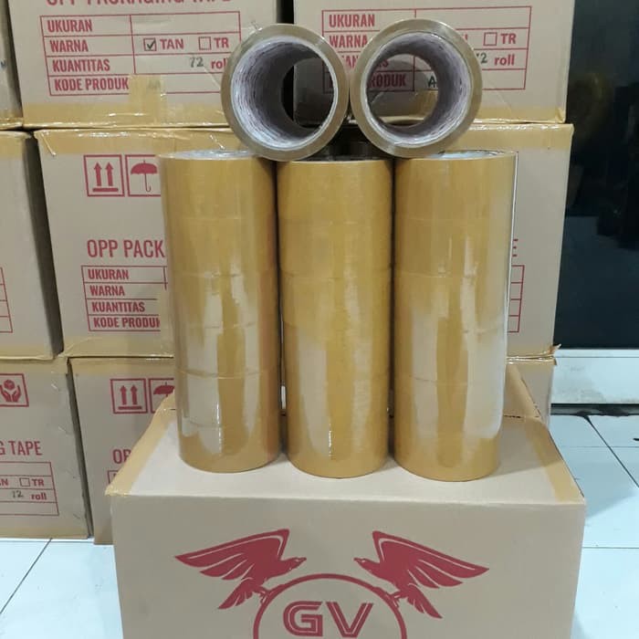 

Lakban Daimaru Tape Isolasi coklat 2 inch