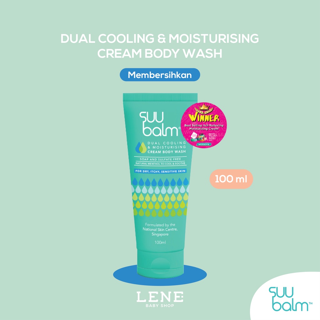 Suu Balm Dual Cooling &amp; Moisturising Cream Body Wash 100ML