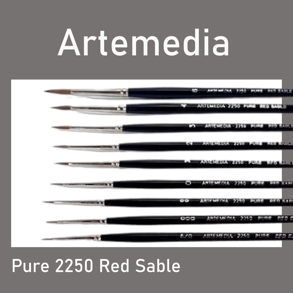 Artemedia Pure 2250 Red Sable Round Brush