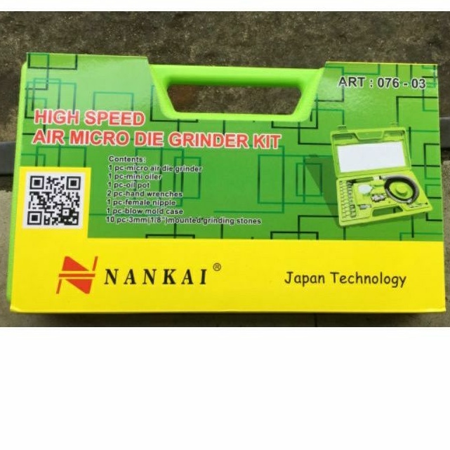 AIR MICRO DIE GRINDER KIT SET NANKAI BOR ANGIN GERINDA BOR MINI