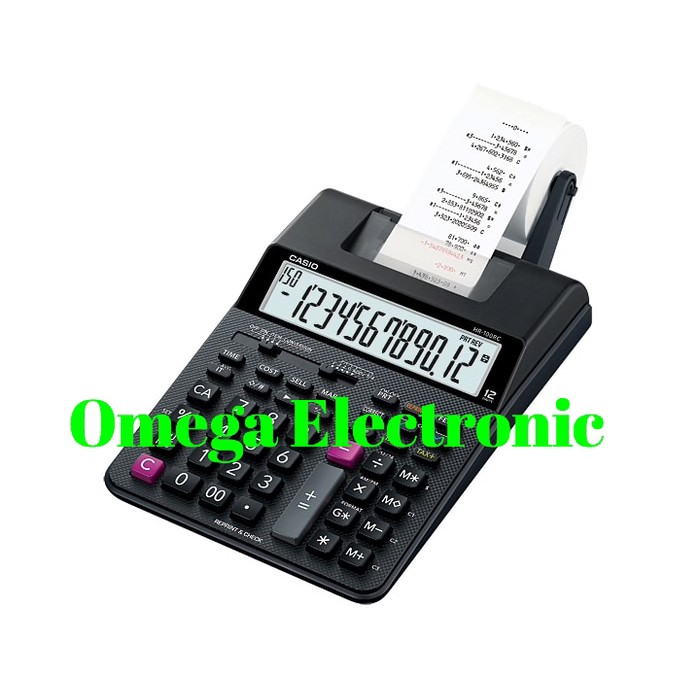 

Grosir Casio HR-100RC - Printing Calculator Struk Kalkulator Kasir HR 100 RC Elegan