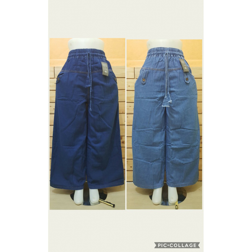 SALE CELANA KULOT JEANS / CELANA KULOT BAHAN JEANS / KULOT LEVIS / JUMBO JEANS CELANA
