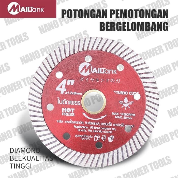 SATU SET MAILTANK SH-59 dan SH-62 MESIN POTONG KERAMIK GRANIT KERAMIK Dengan Pisau 220Volt 50Hz 1200Watt