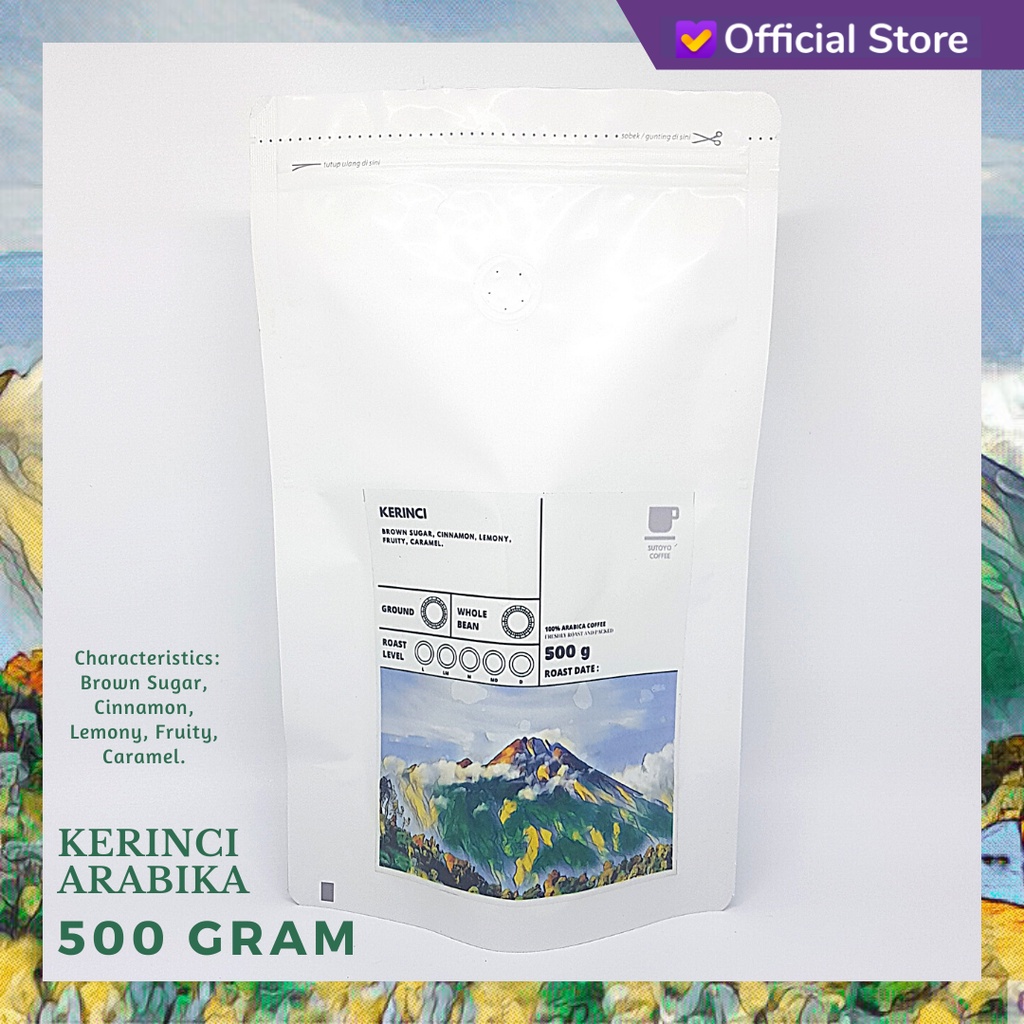 

SUTOYO COFFEE – Kopi Arabika Kerinci 500 Gram by Sutoyo Coffee | Single Origin | Roast Beans