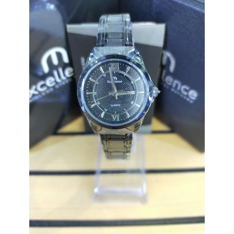 ( ORIGINAL ) Excellence 8104L Jam Tangan Stainless Steel / 8104 L