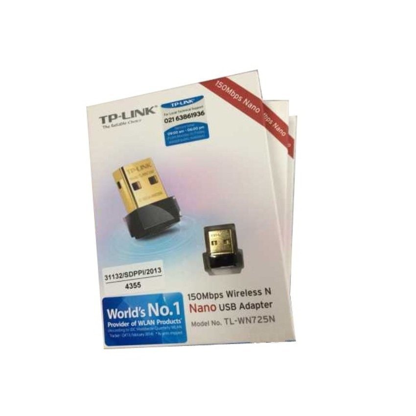 TP-LINK TL-WN725N TP Link WN725N Wireless Nano USB Adapter 150Mbps TPLINK Garansi Resmi