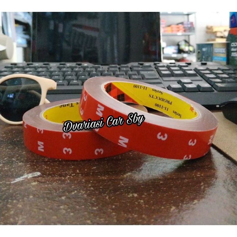 

[ COD ] Double tape 3m Merah 22mm x 4.5mtr