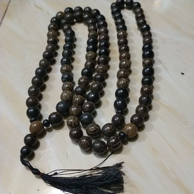 tasbih biji GEBANG/POCOK natural alami/ Tasbih biji 99
