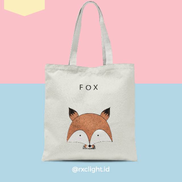 Totebag / Totebag cowo / Totebag cewe / /Totebag putih / Totebag animal