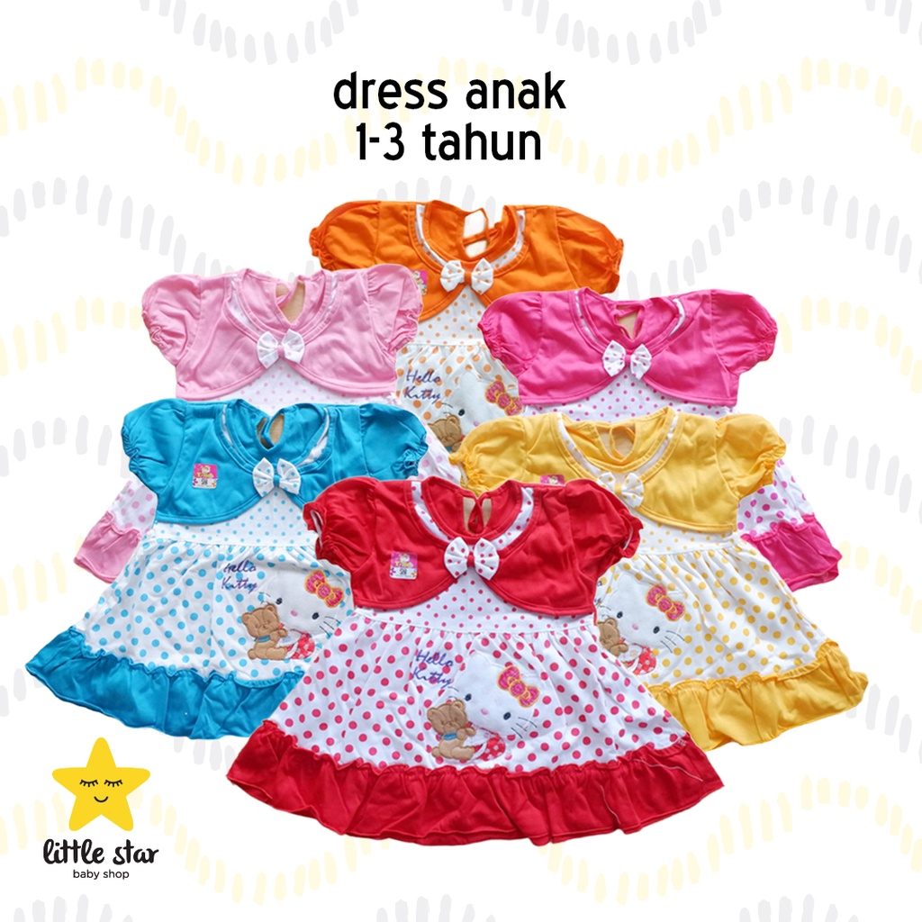 Y Lin Set Dress Anak Perempuan | Setelan Anak Bayi Cewek