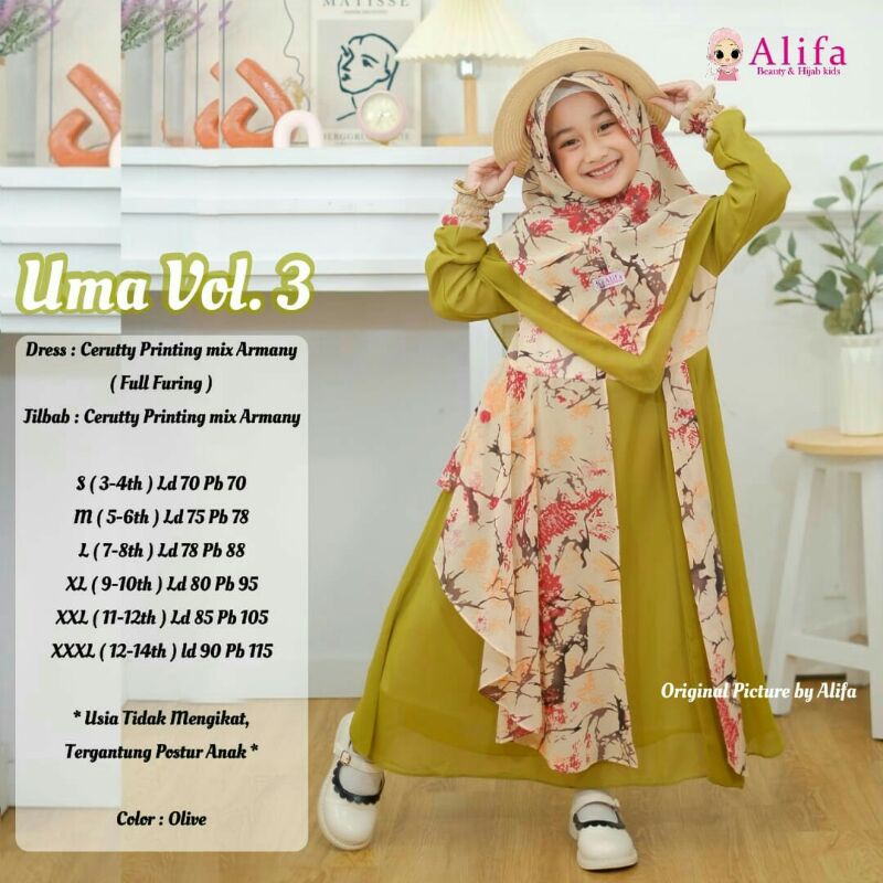 UMA ,AISYAH  Kids Ori by Alifa